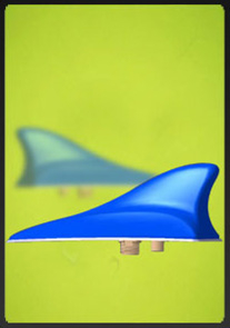 Combo Antenna -Shark\'s Fin Type